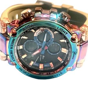 NIB- Mens Multi Iridescent Sports Watch